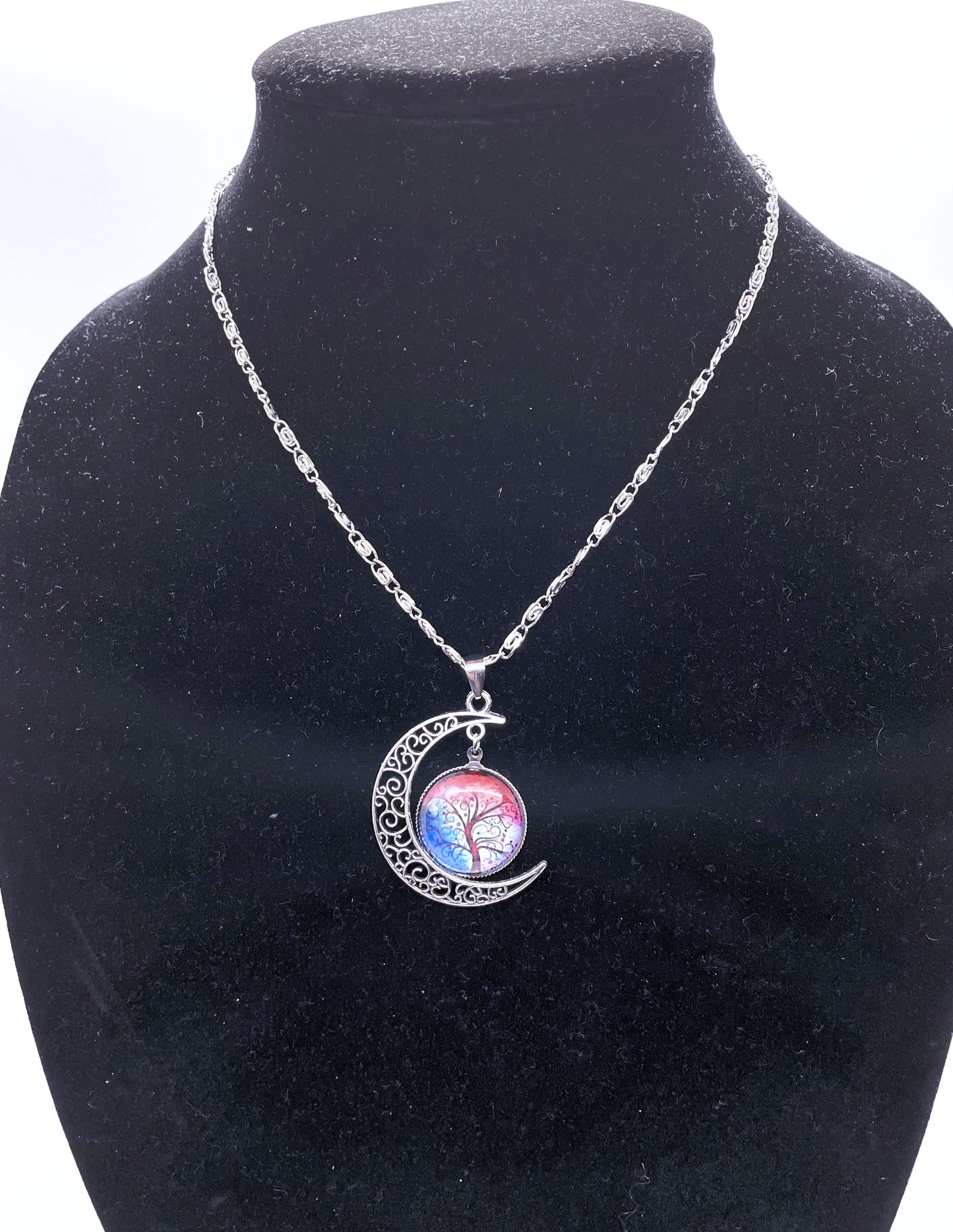 Moonlit Tree of Life Necklace