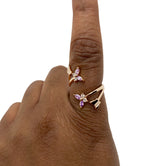 Crystal Butterfly Ring JEWELRY