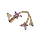 Crystal Butterfly Ring JEWELRY