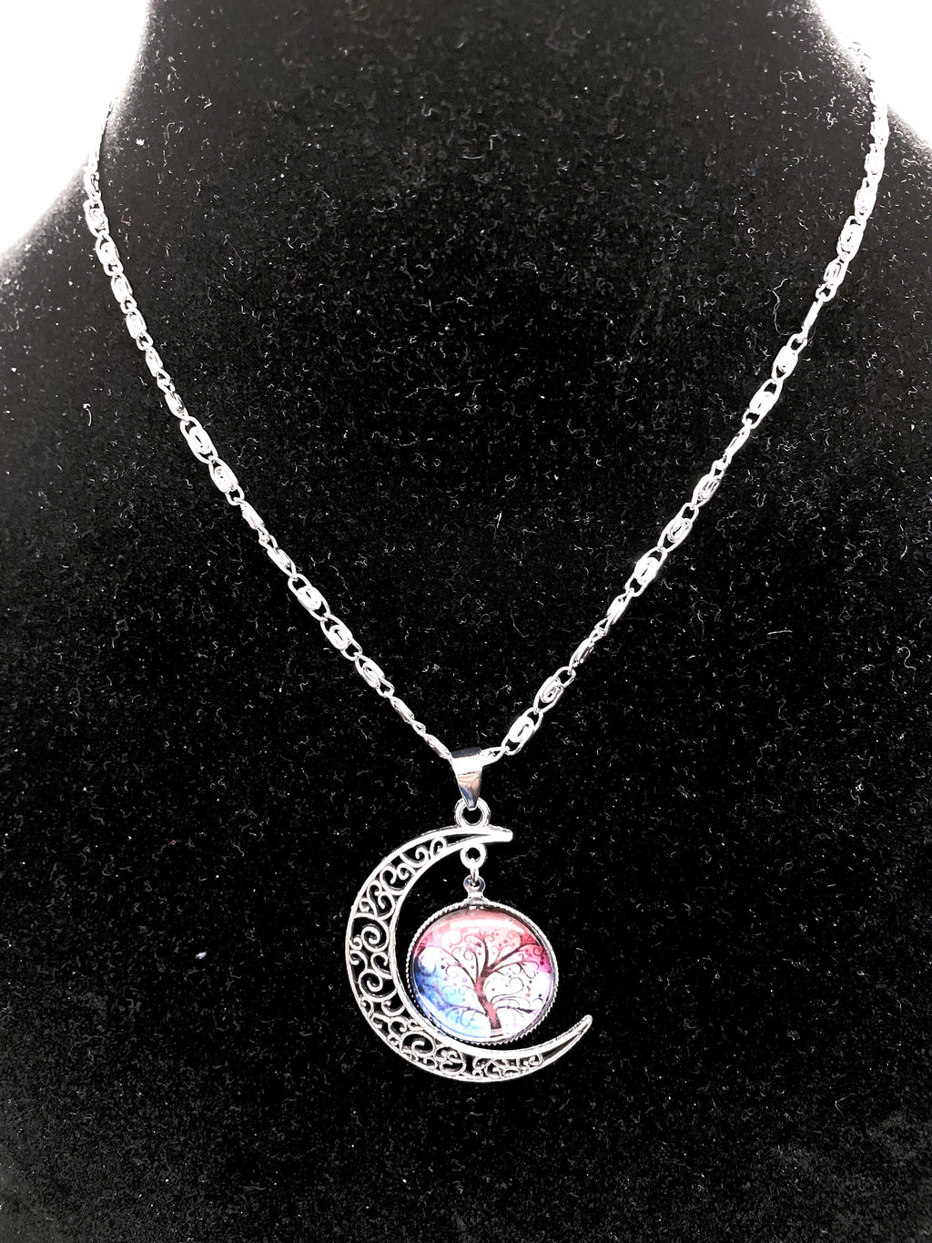 Moonlit Tree of Life Necklace Hypoallergenic Jewelry |  Glam Society