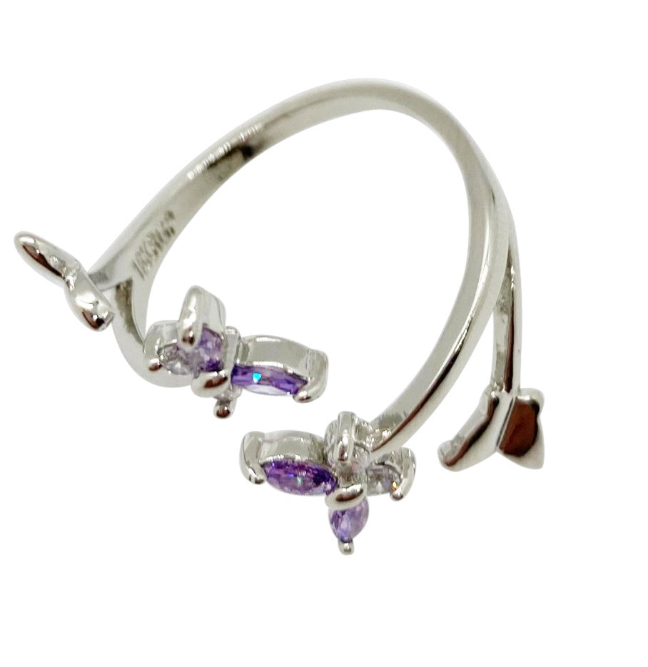 Crystal Butterfly Ring JEWELRY
